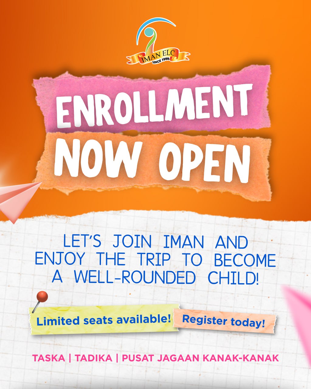 Poster Pendaftaran Pelajar Luar